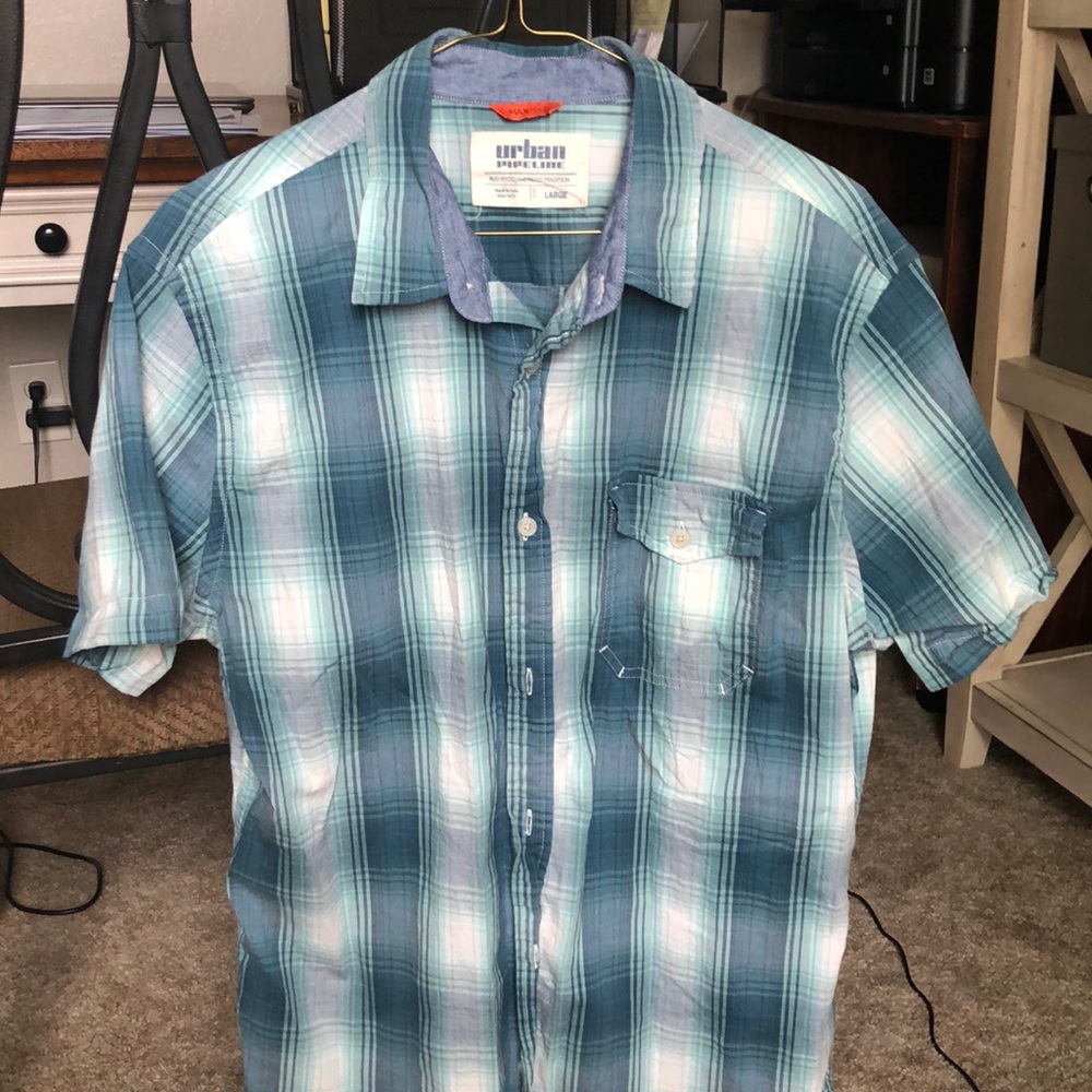 Boys large button down shirt. Worn once.